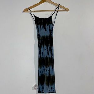 Tie back mini dress
